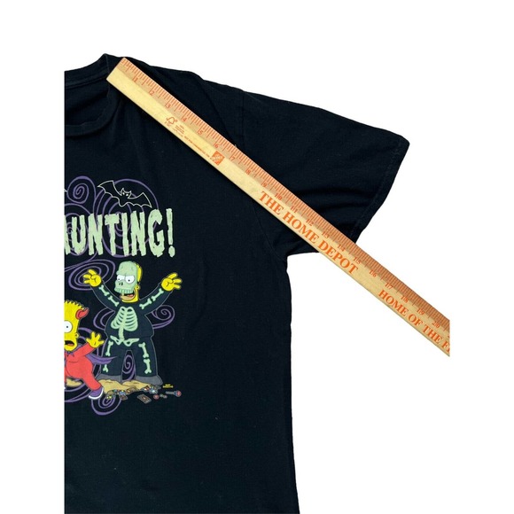 Universal Studios Halloween Horror Nights THE SIMPSONS Black Crew Neck TShirt XL - Picture 4 of 6